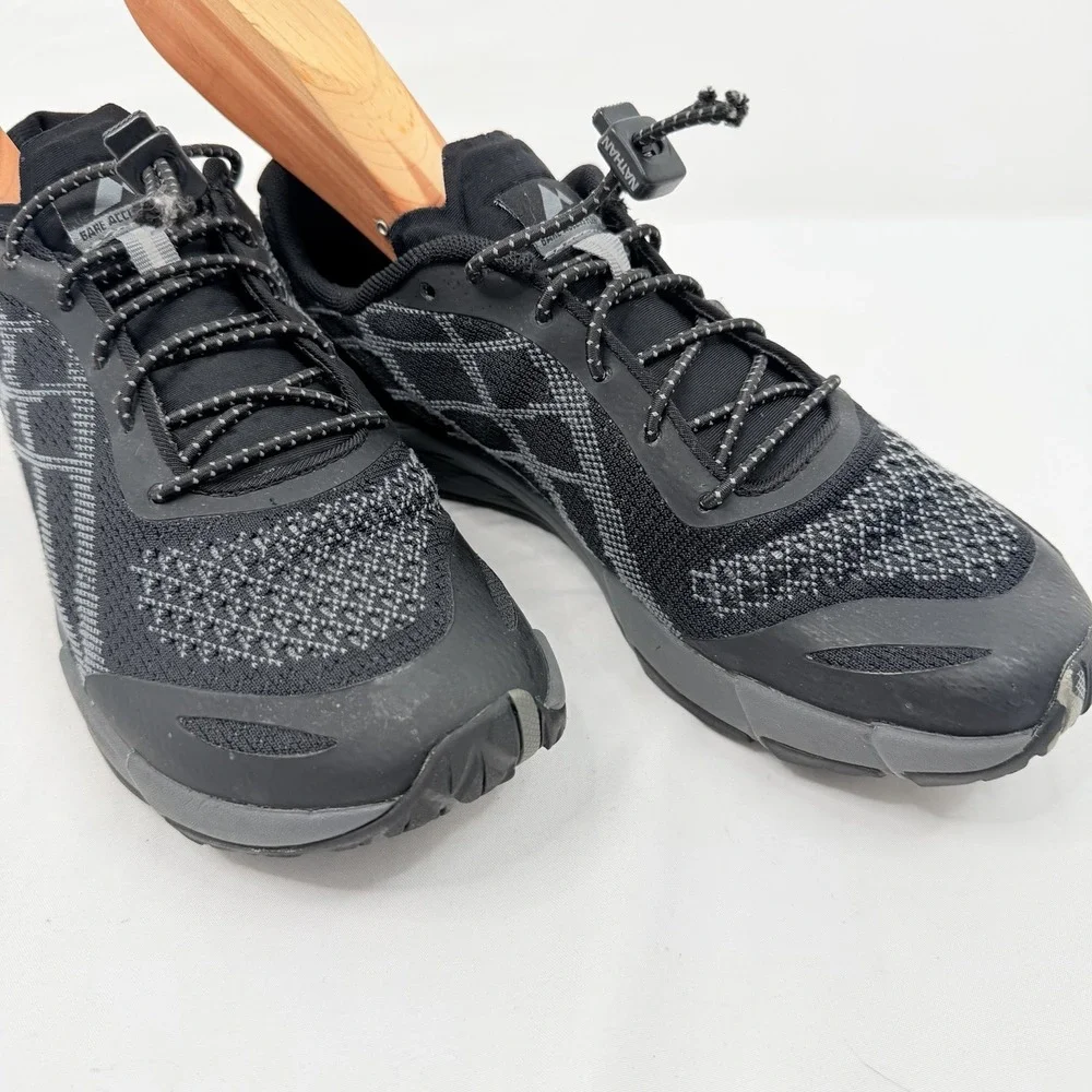 Merrell Bare Access Flex Trail Running Shoes Size 9.5 Black Gray J12608‎